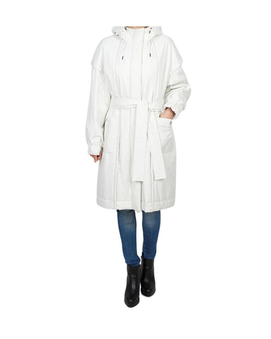 Max Mara White Long Sleeve Jacket