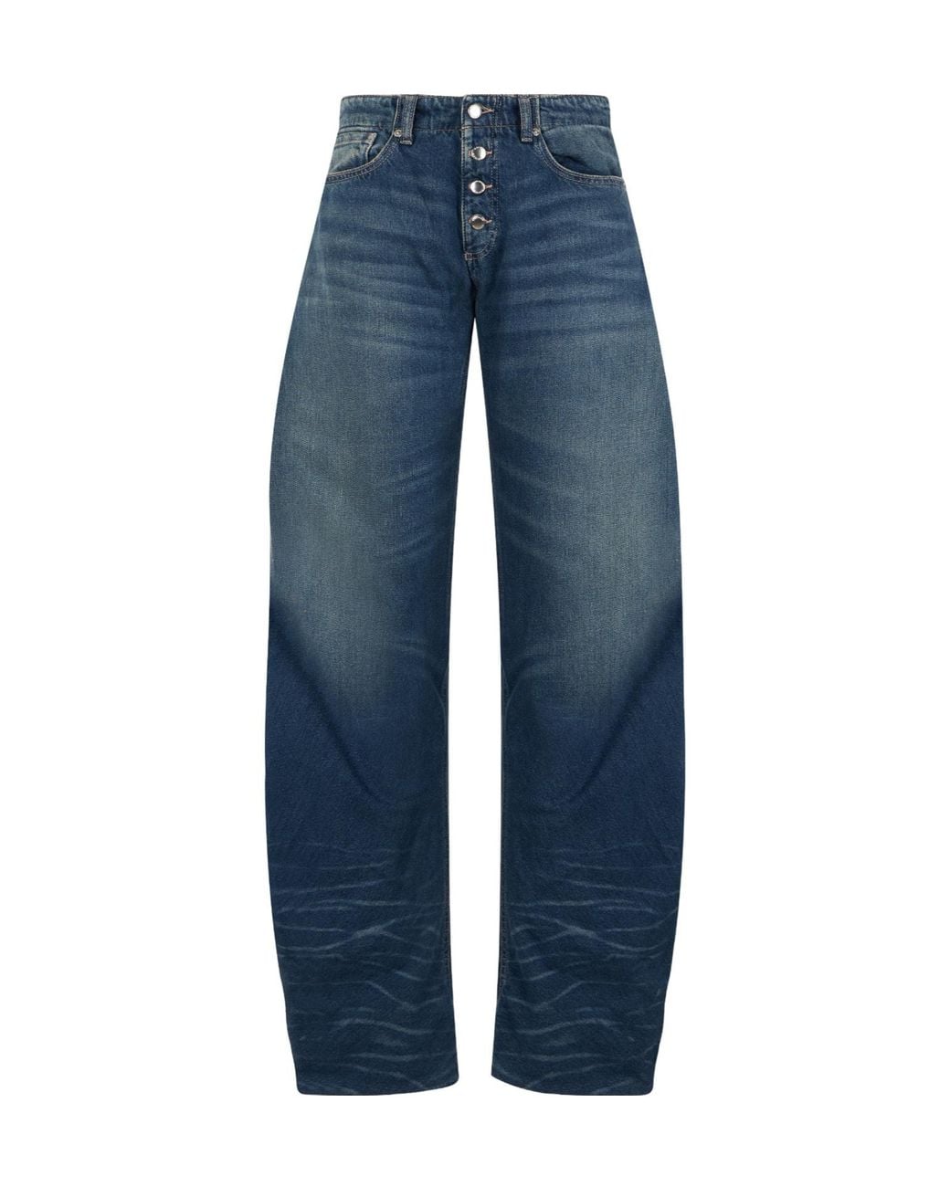 ICON DENIM Blue Riri Barrel-Leg Jeans