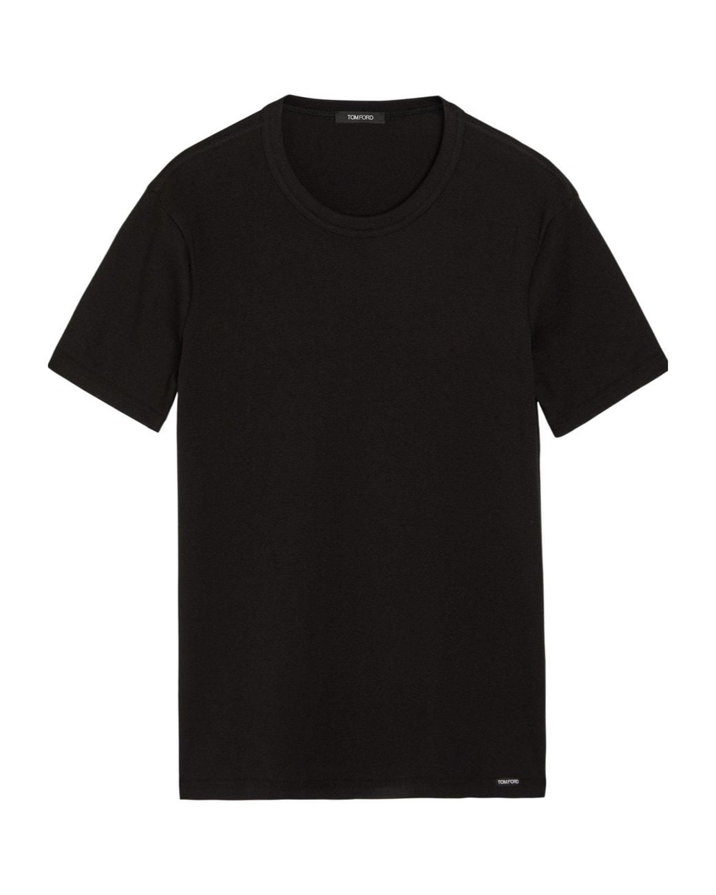 Tom Ford Black Simple And Form-Fitting T-Shirt for men