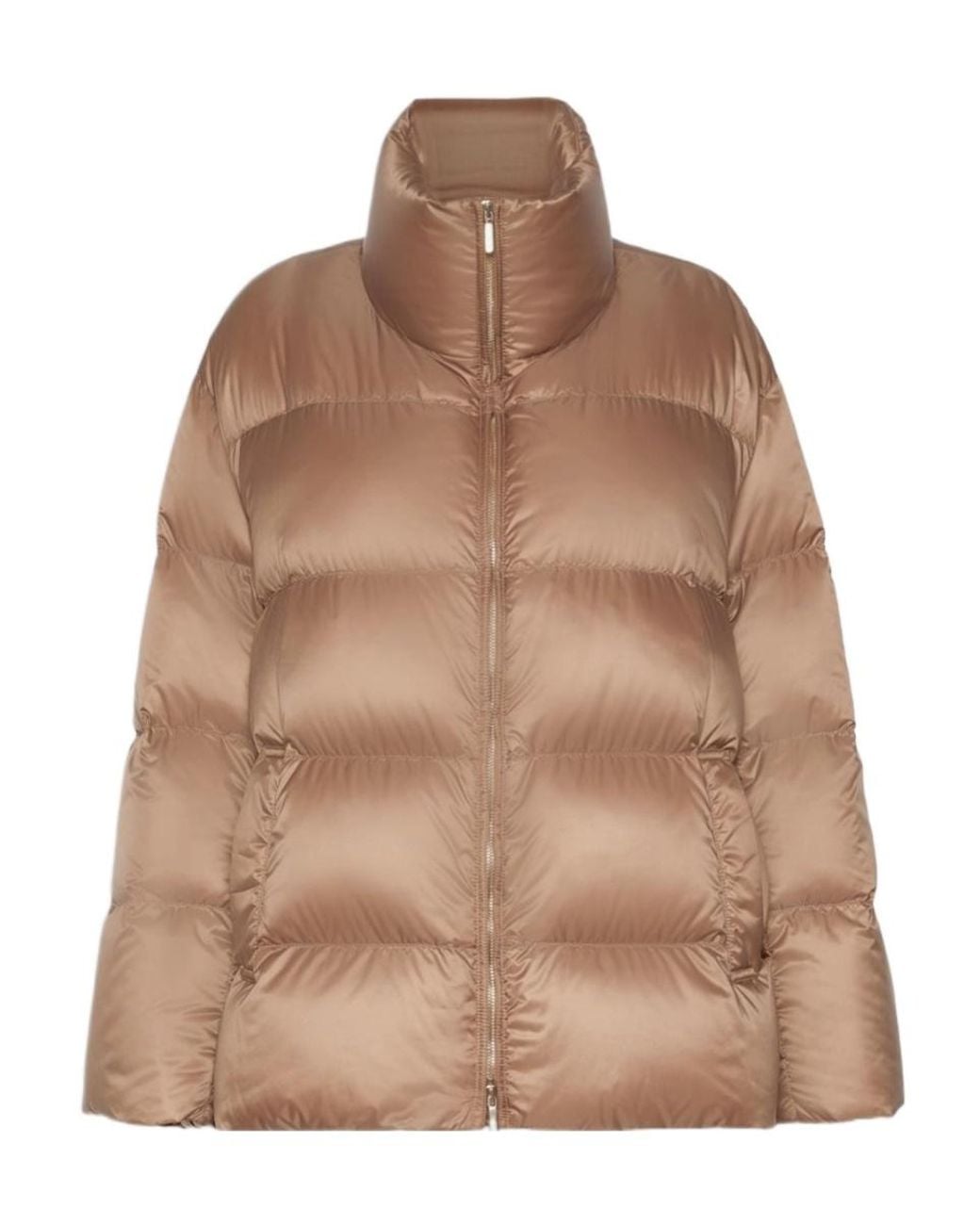 Max Mara Brown Roomy Puffer Jacket
