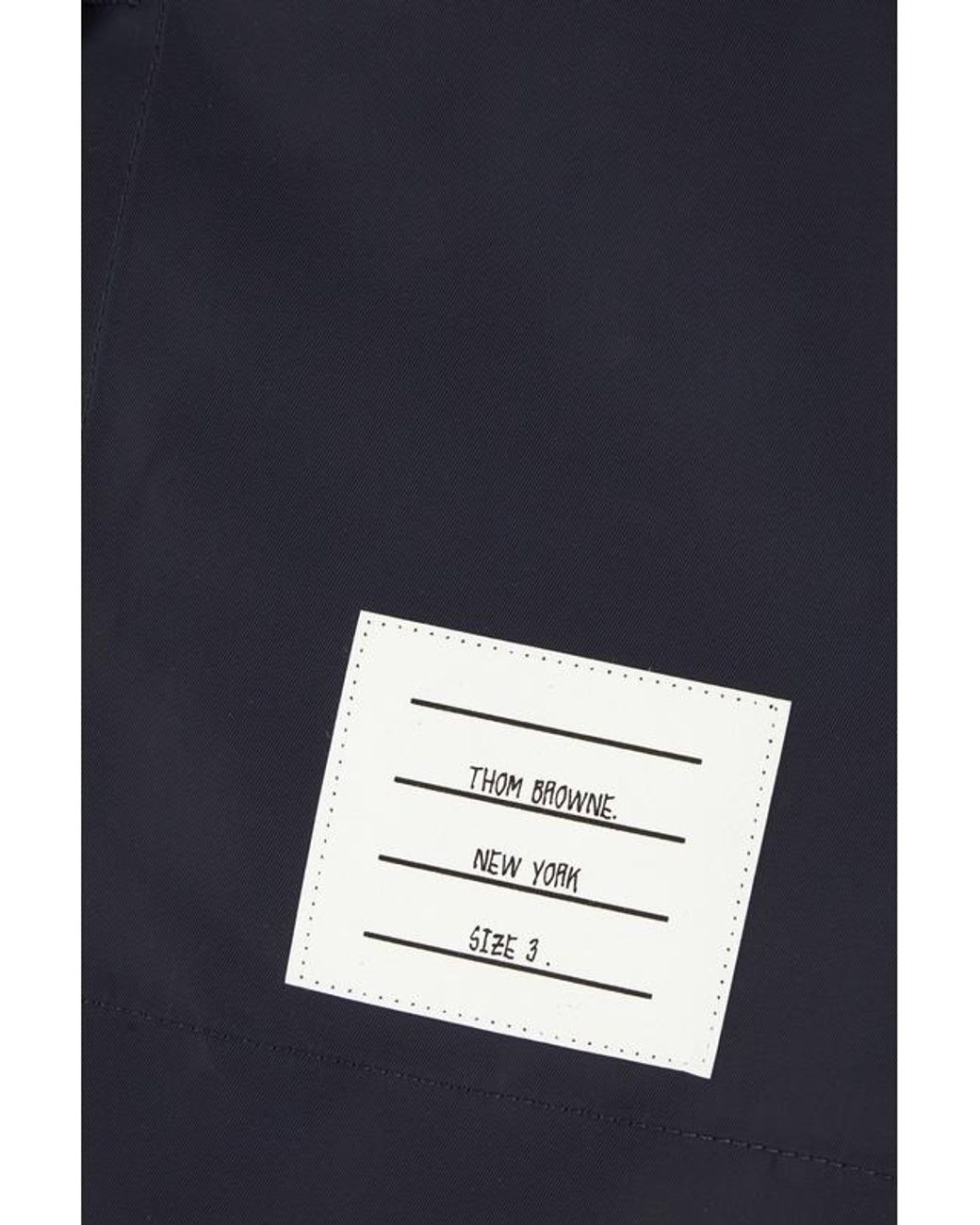 Thom Browne Blue Twill Pocket-Detail Overshirt for men