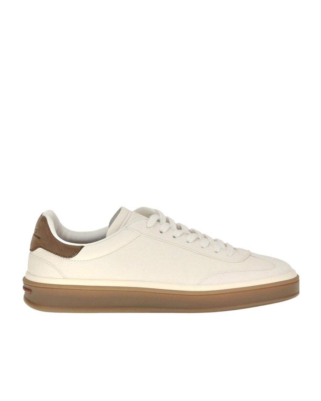Loro Piana White Tennis Walk Sneakers