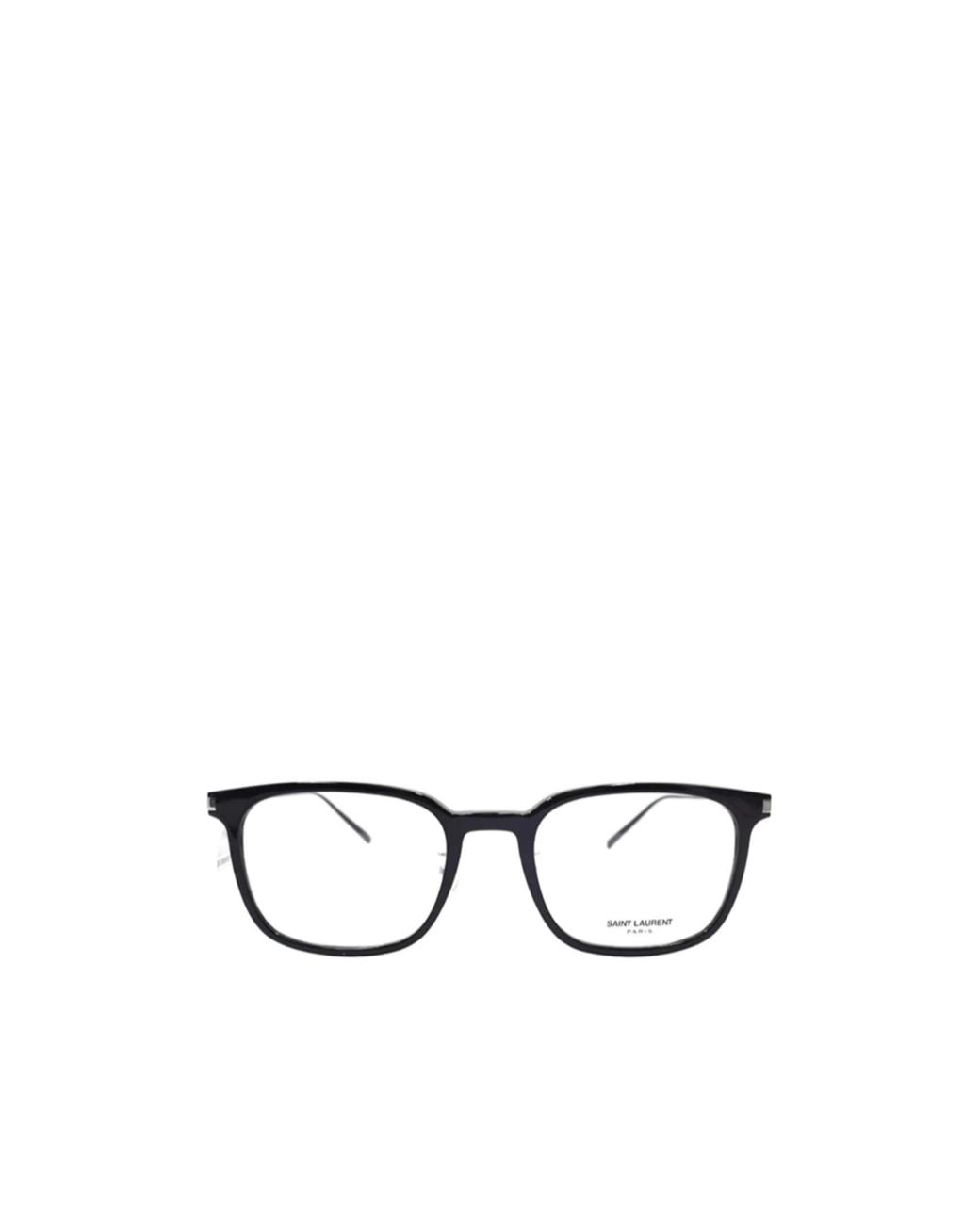 Saint Laurent White Eyewear Square Frame Glasses