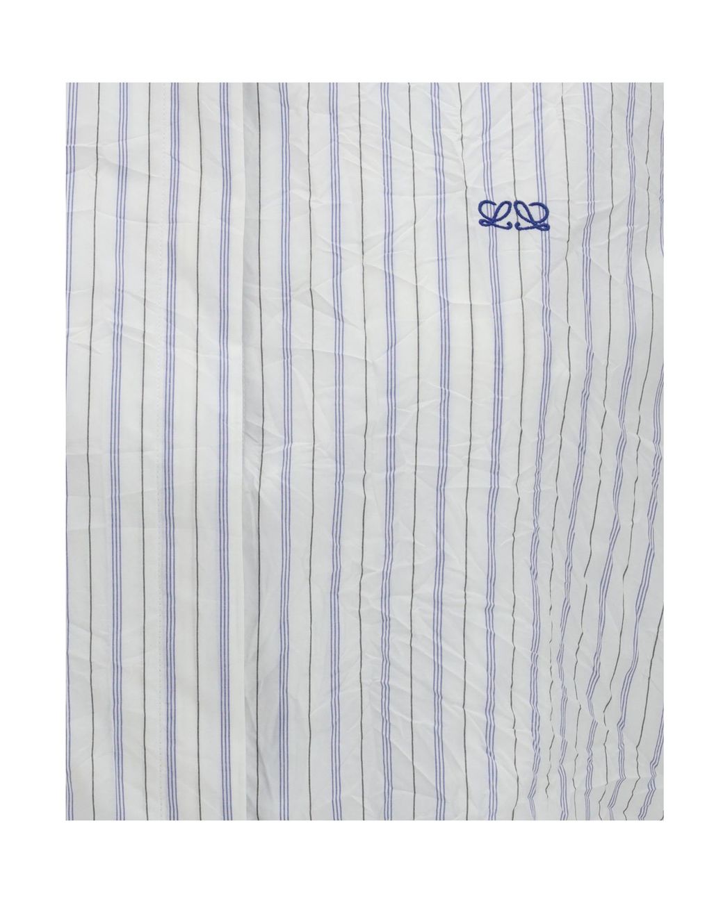 Loewe White Striped Short-Sleeve Shirt