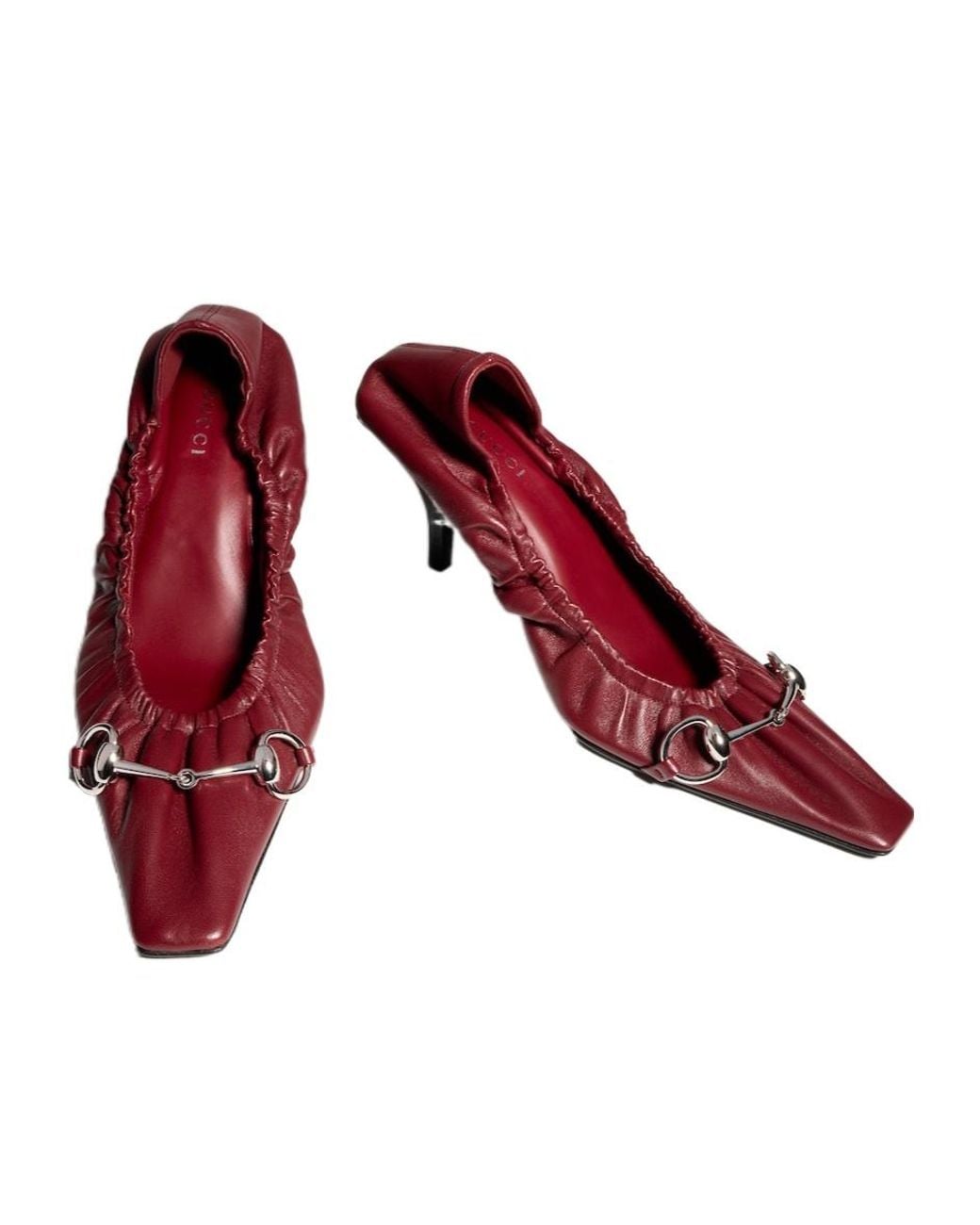Gucci Pink Vittoria Pump With Elastic