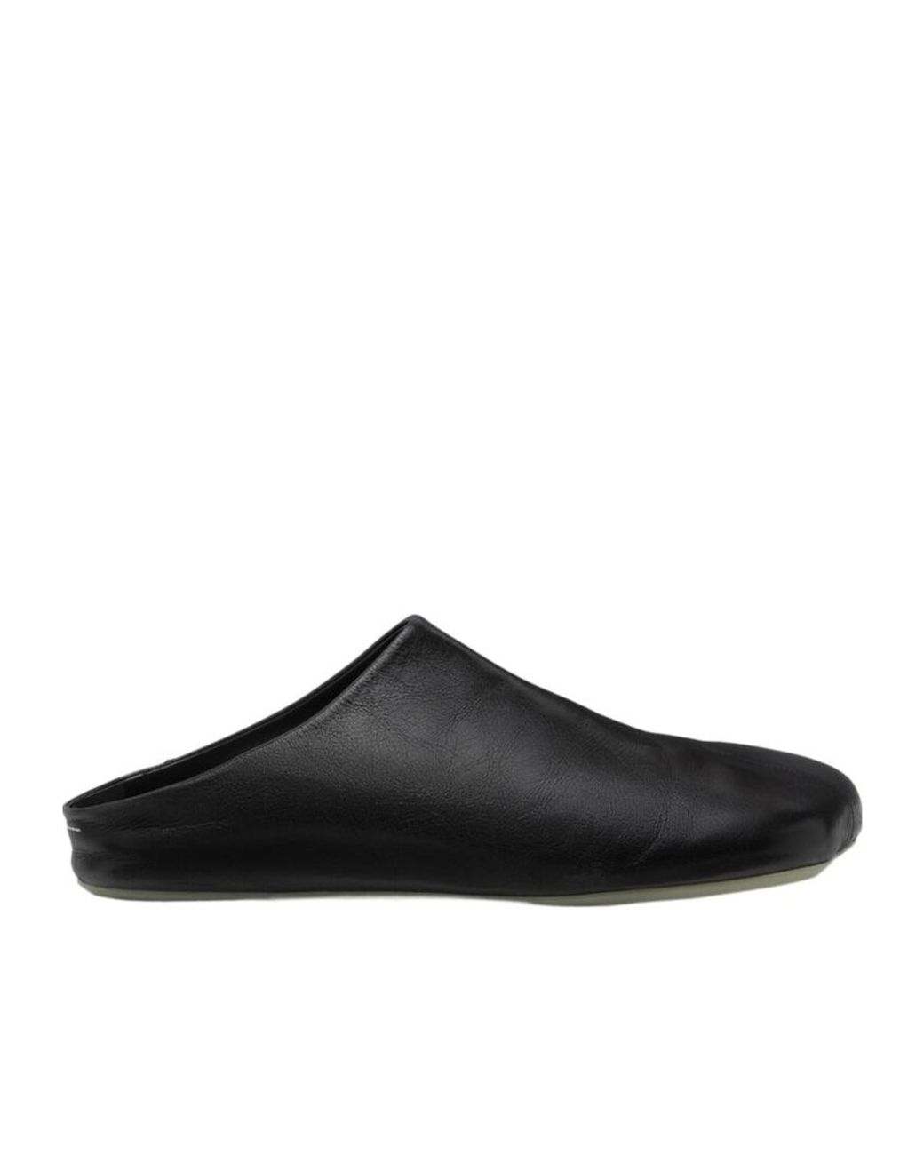 MM6 by Maison Margiela Black Factory Sabots for men