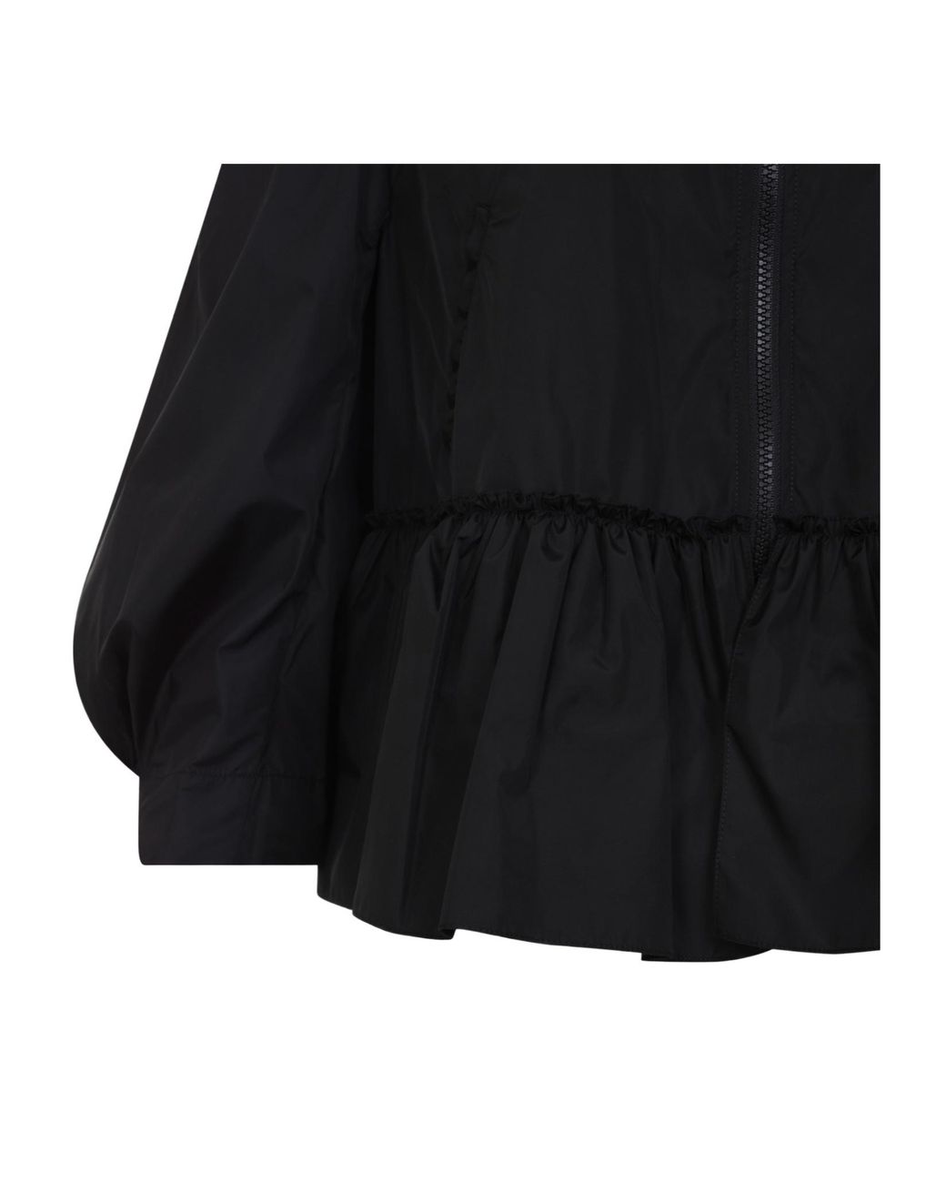 Simone Rocha Black Ruffle Frill Peplum Jacket