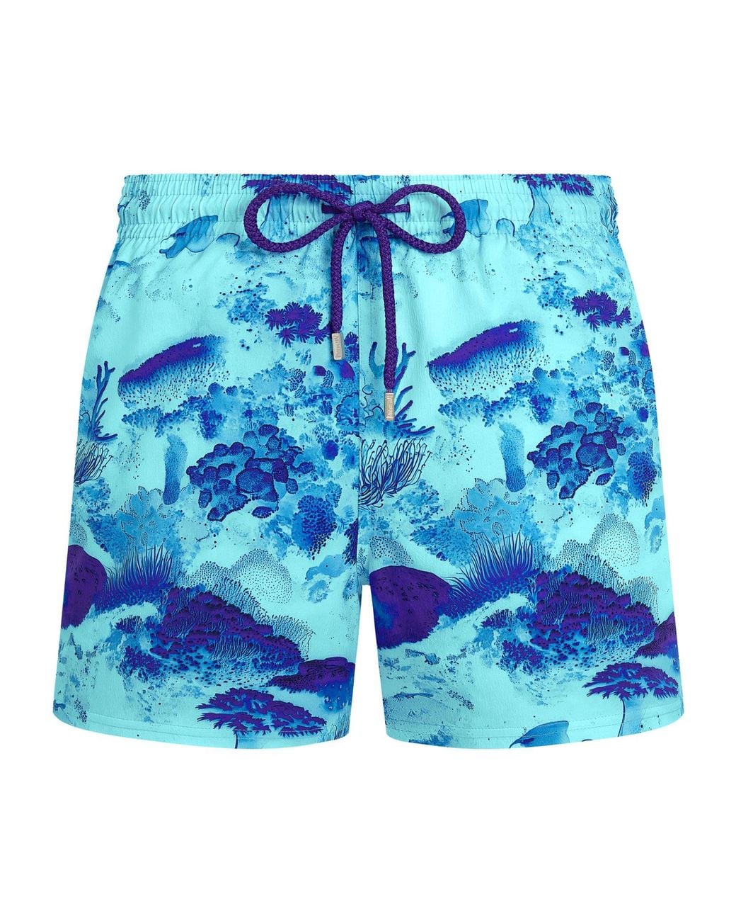 Vilebrequin Blue Moorise Printed Swim Shorts for men