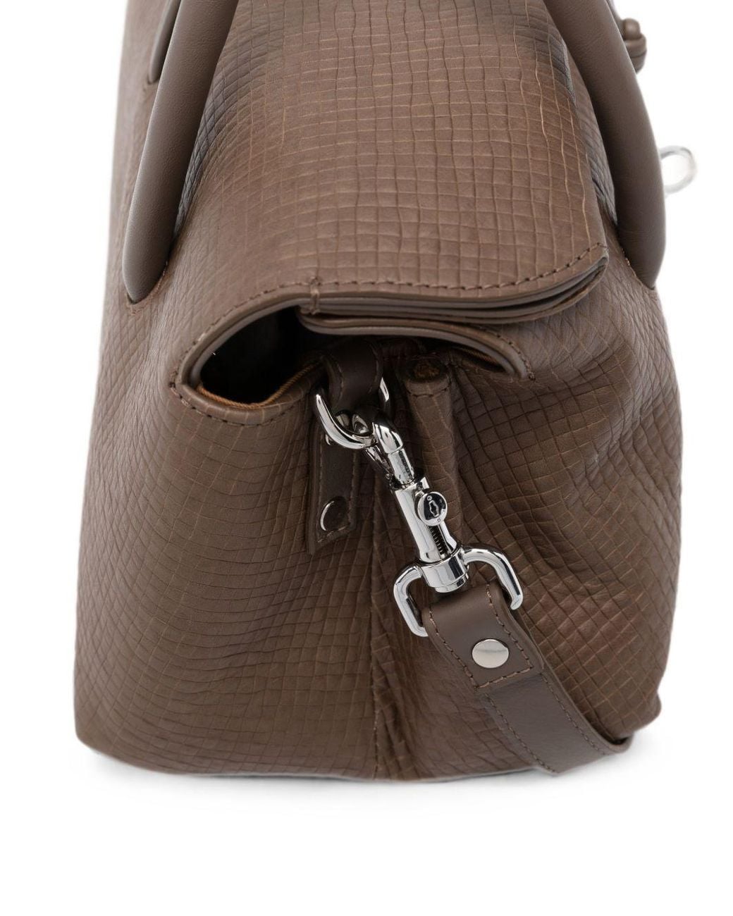 Zanellato Brown Dotta Cestaia Small Shoulder Bag