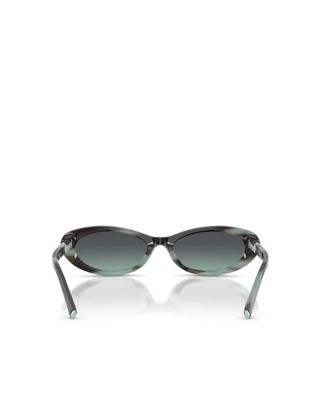 Tiffany & Co White Oval Frame Sunglasses