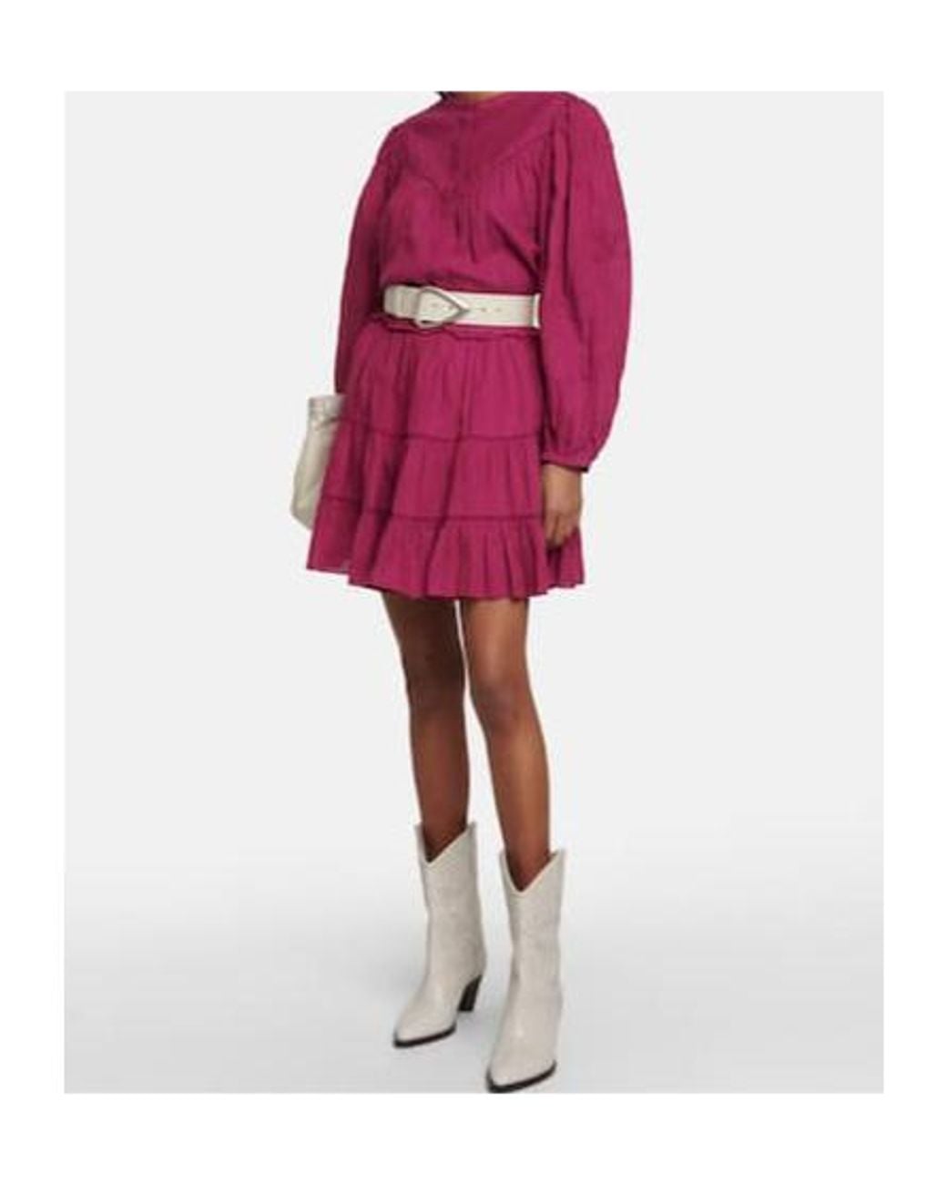 Isabel Marant Red Leonard Cotton-Blend Shirt