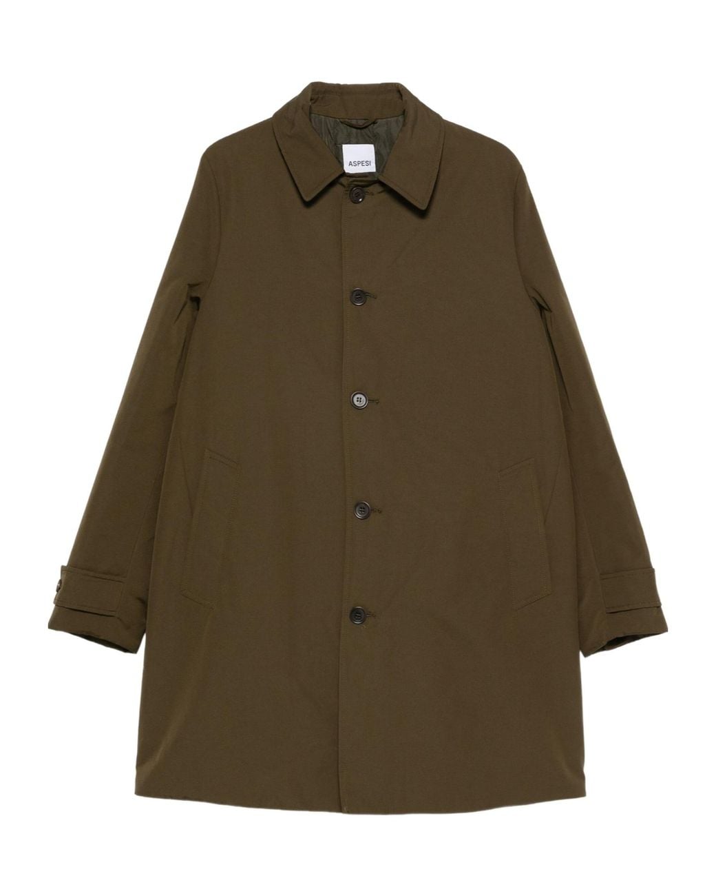 Aspesi Green Button-Up Jacket for men