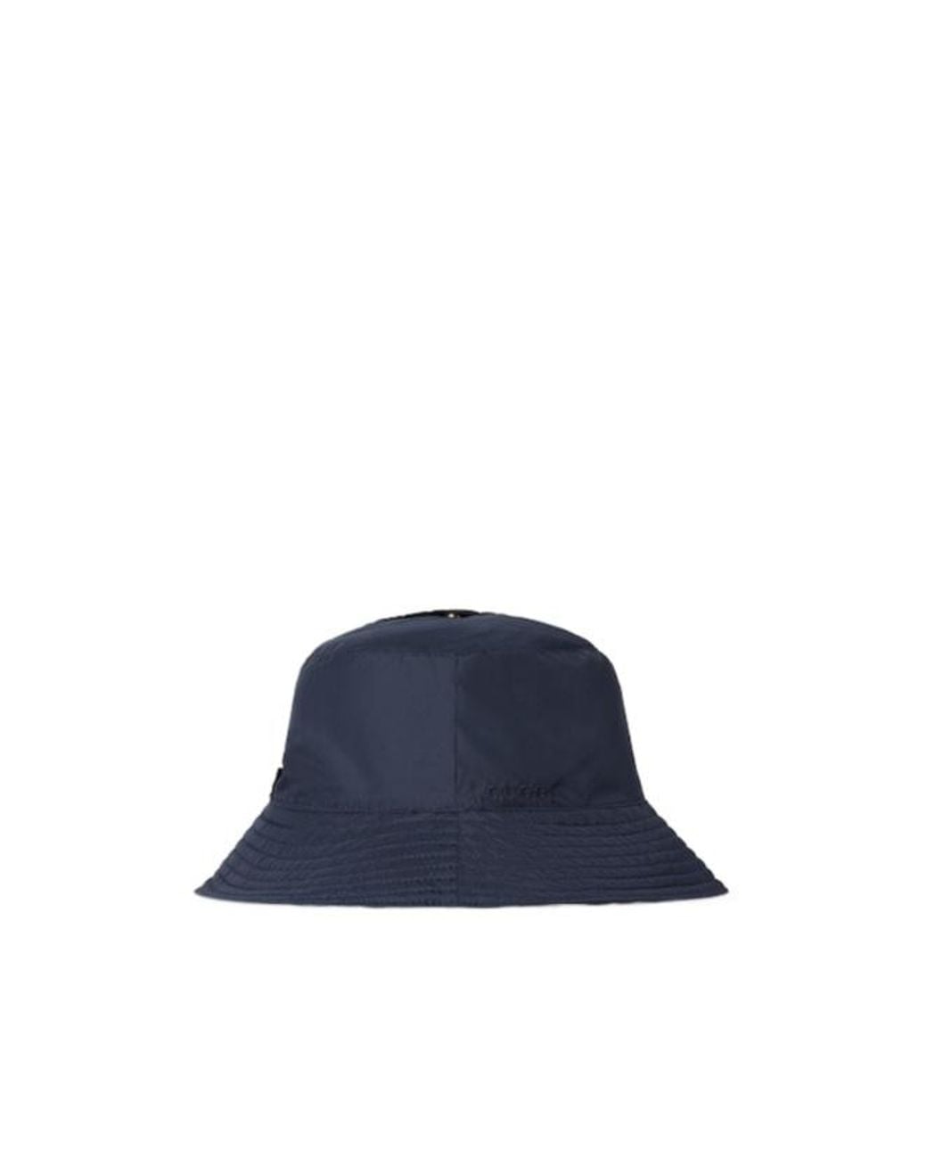 Gucci Blue Monogrammed Bucket Hat