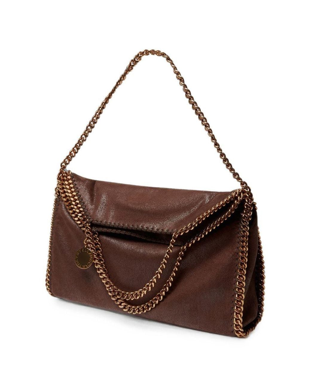 Stella McCartney Brown Falabella 3-Chain Tote Bag