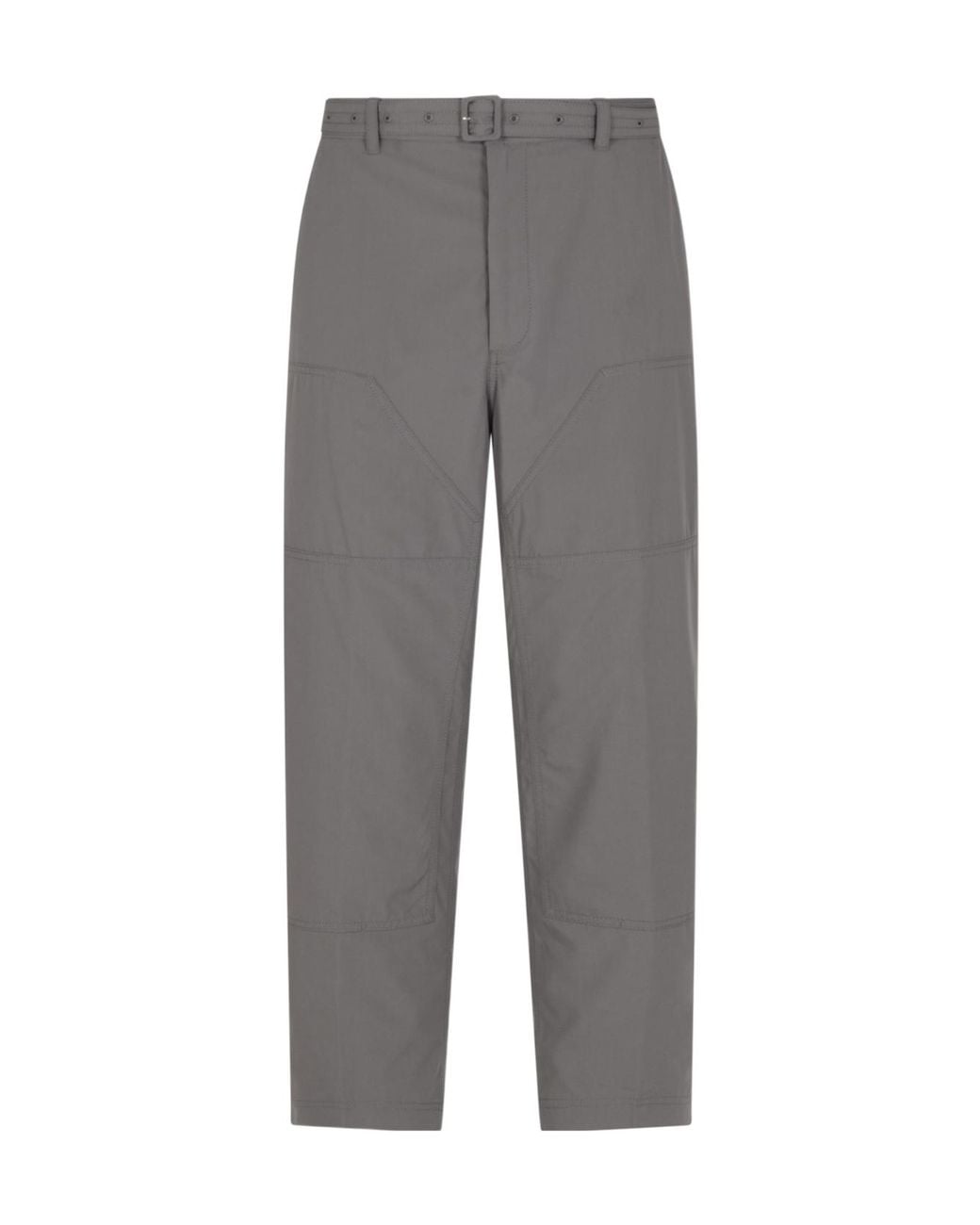 Thom Browne Gray Belted Cargo Pants for men