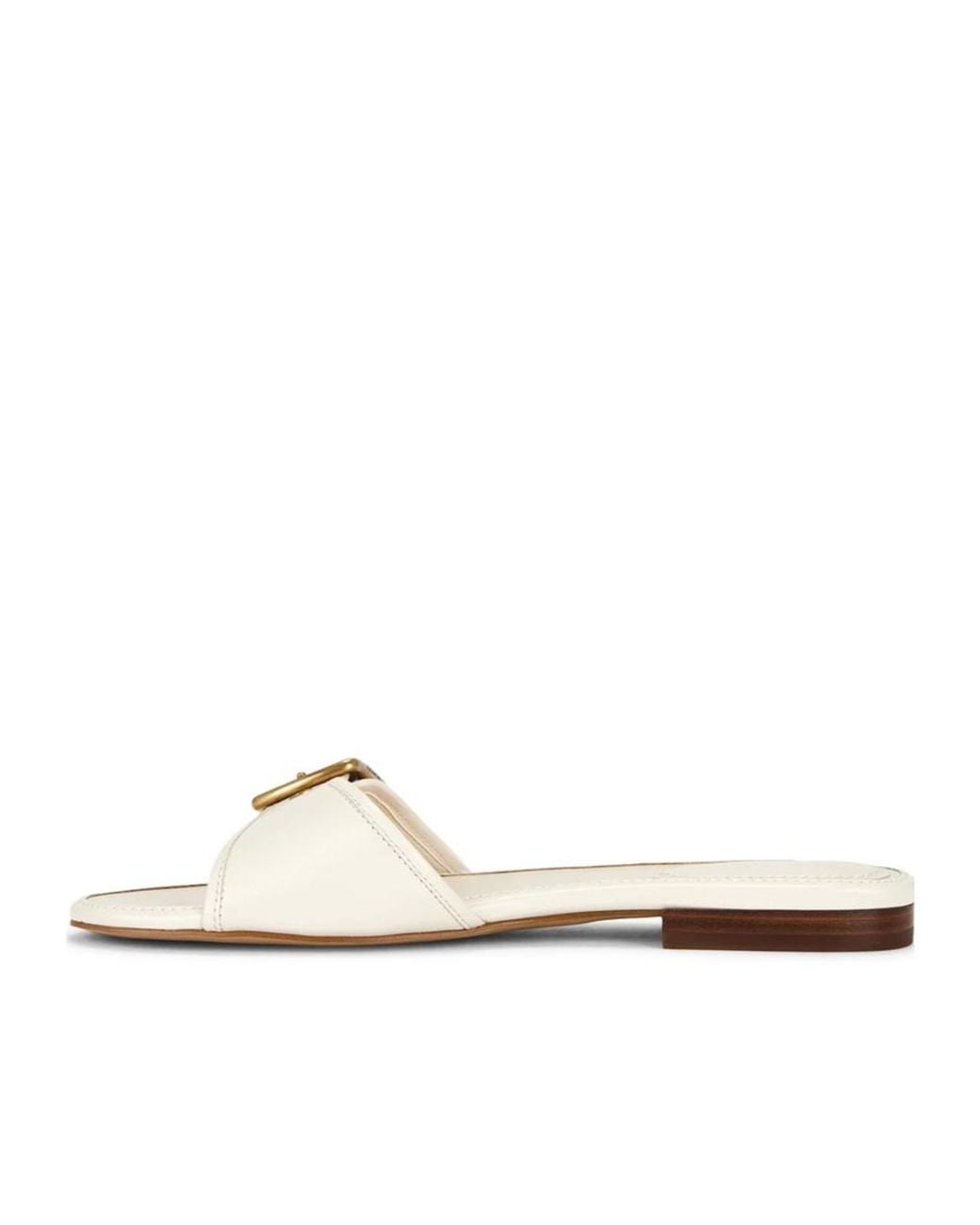 COACH Metallic Margot Flat Sandal