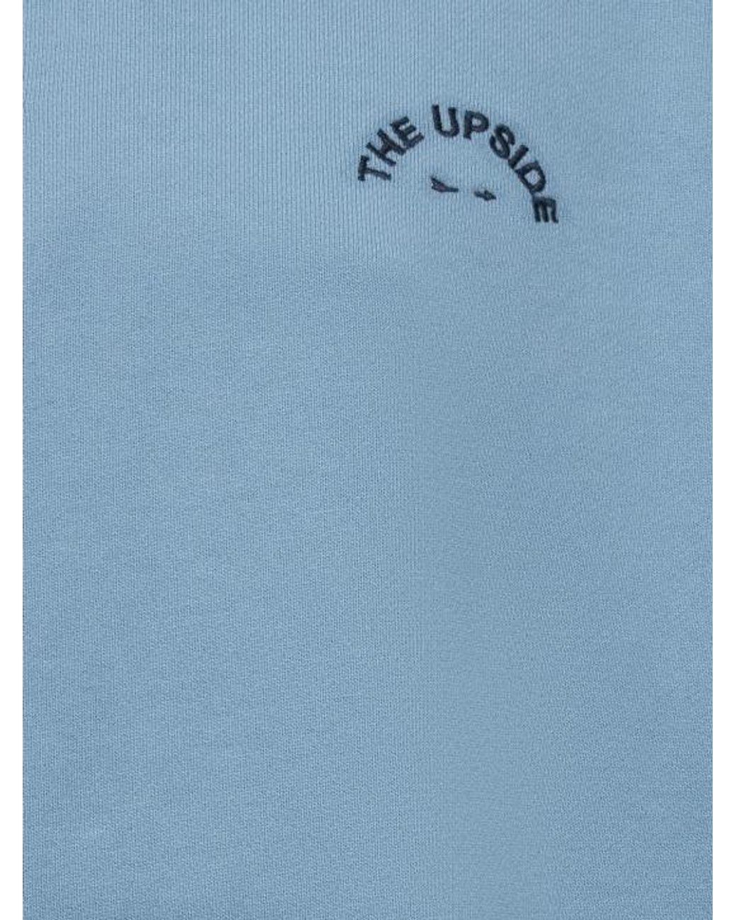 The Upside Blue Logo Crew Neck Sweatshirt