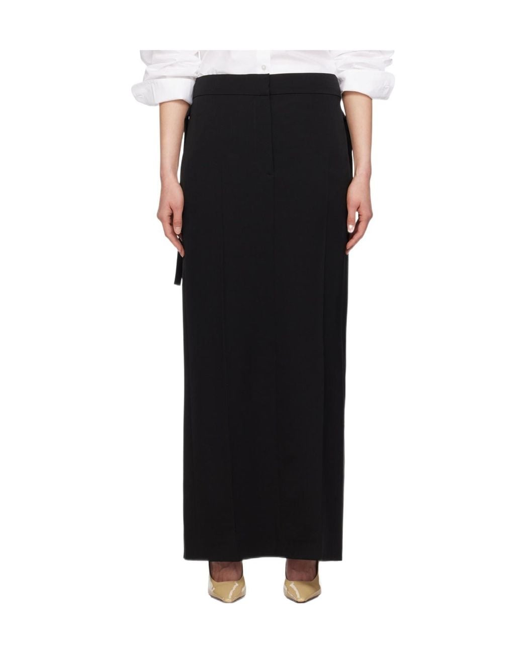 The Row Black Trevy Maxi Skirt