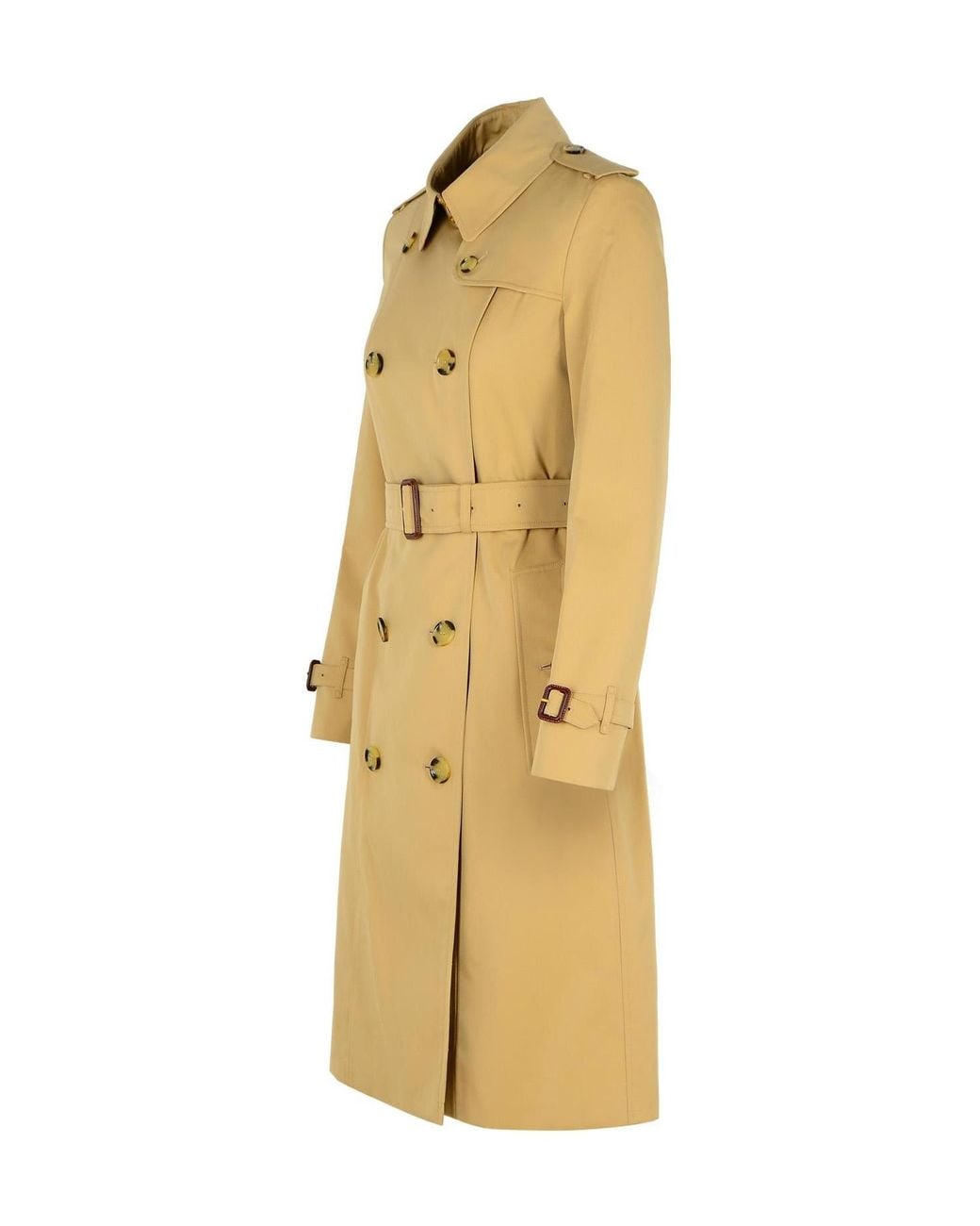 Burberry Natural Long Chelsea Heritage Belted Trench Coat