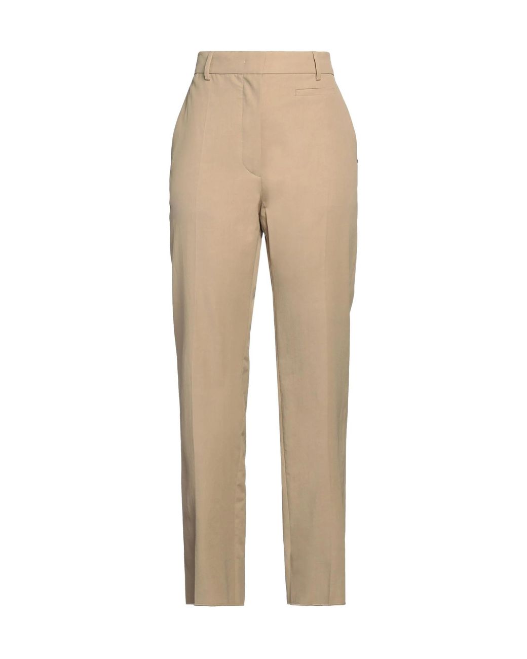 Sportmax Natural Straight-Leg Casual Trousers