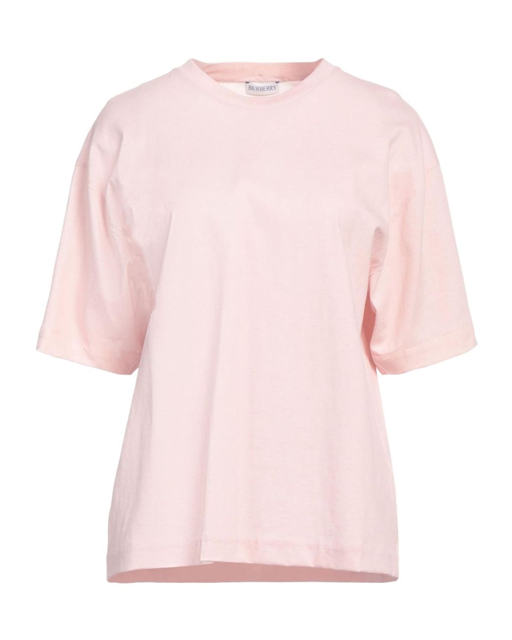 Burberry Pink Short Sleeve Crew Neck T-Shirt