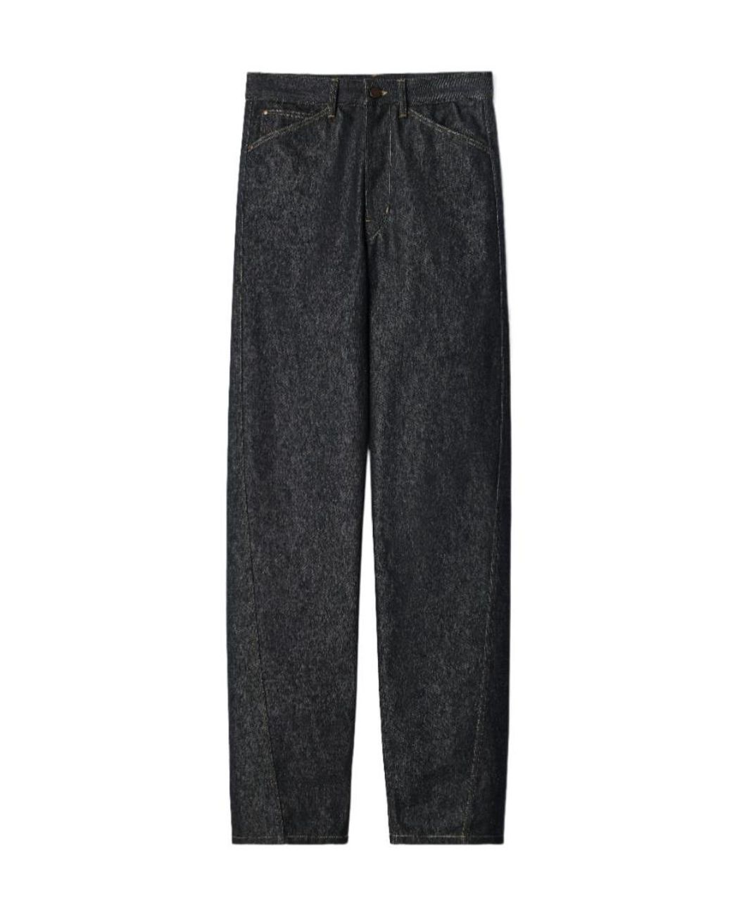 Lemaire Black Five Pockets Twisted Pants