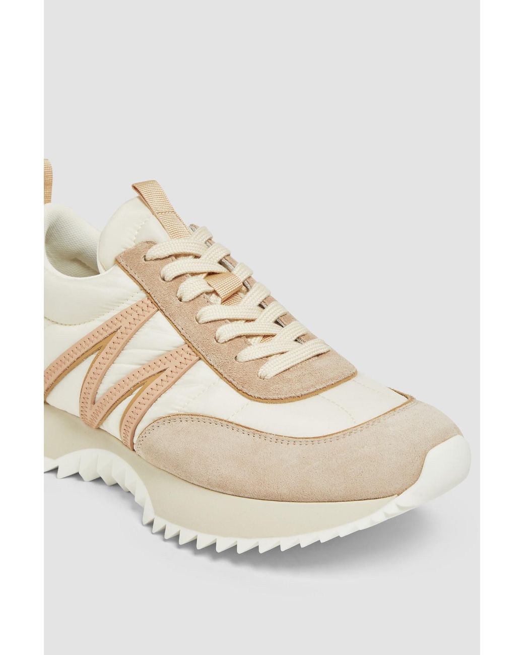 Moncler Natural Pacey Lace-Up Trainers
