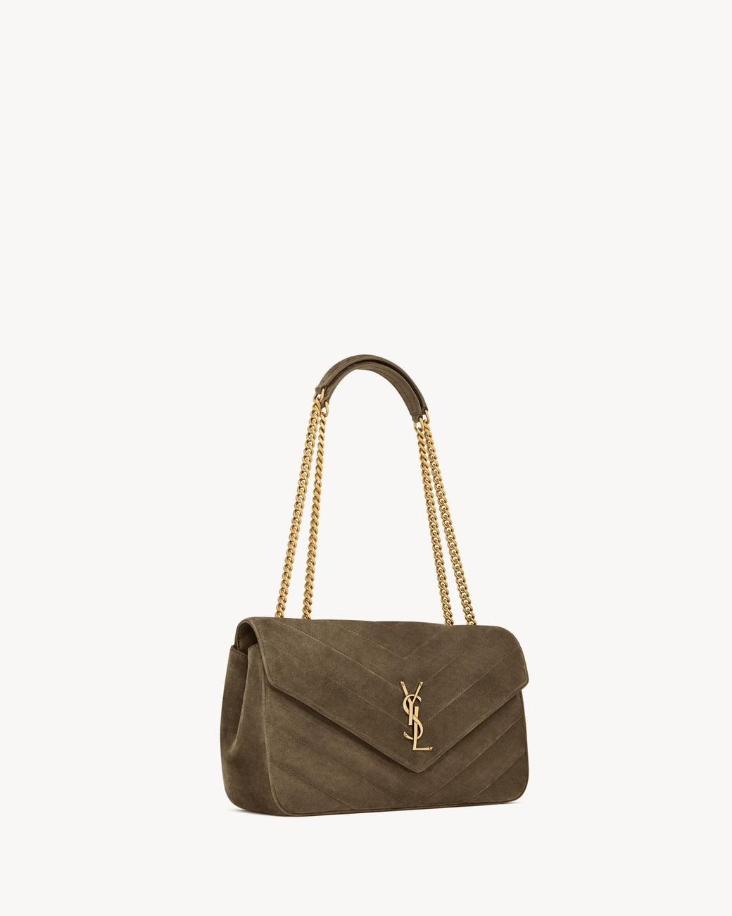 Saint Laurent Brown Loulou Medium