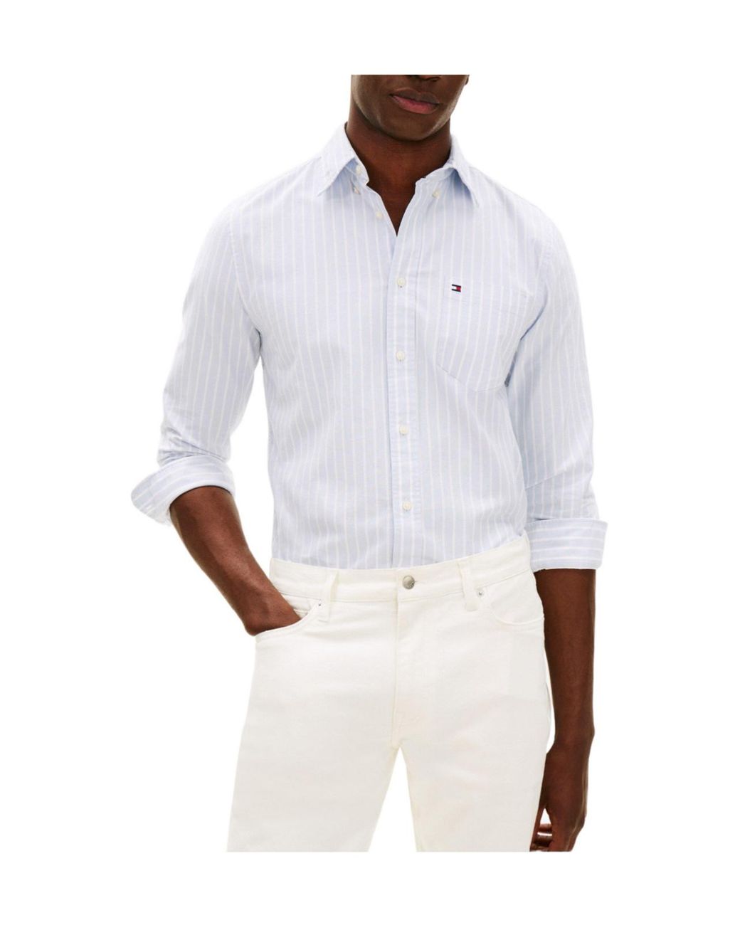 Tommy Hilfiger White Longsleeve Shirt for men