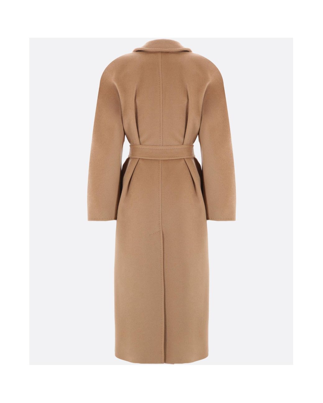 Max Mara Brown Locri Belted Long-Sleeved Coat