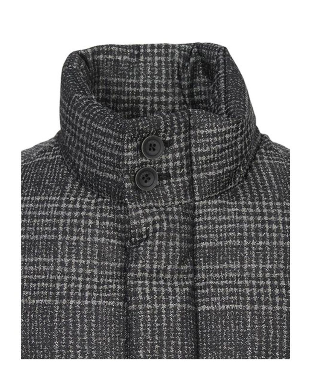 Herno Gray Long-Sleeved Down Jacket for men