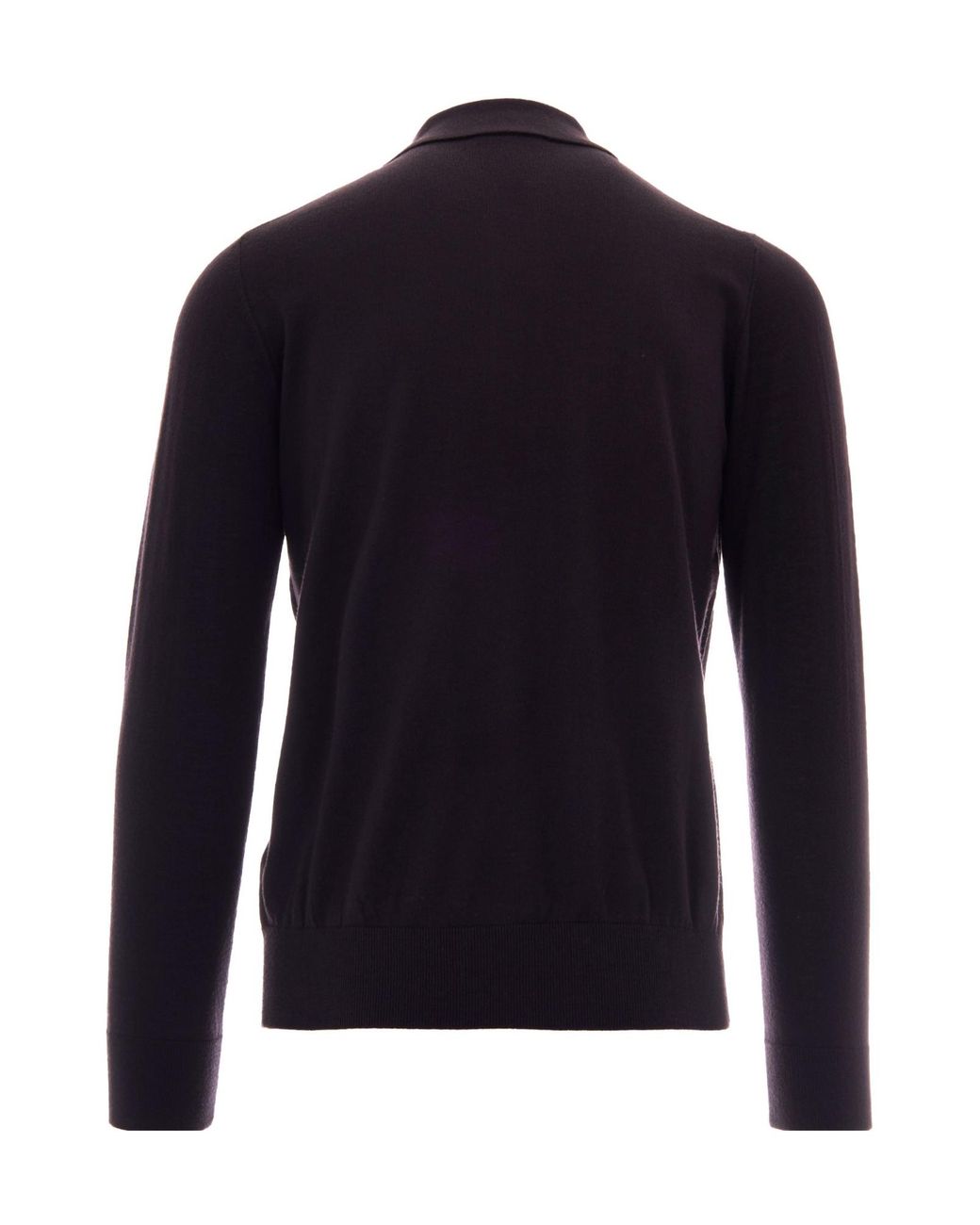 Paolo Pecora Blue Long-Sleeve Polo Shirt for men