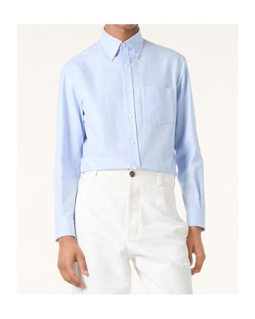 Loro Piana Blue Elia Shirt for men