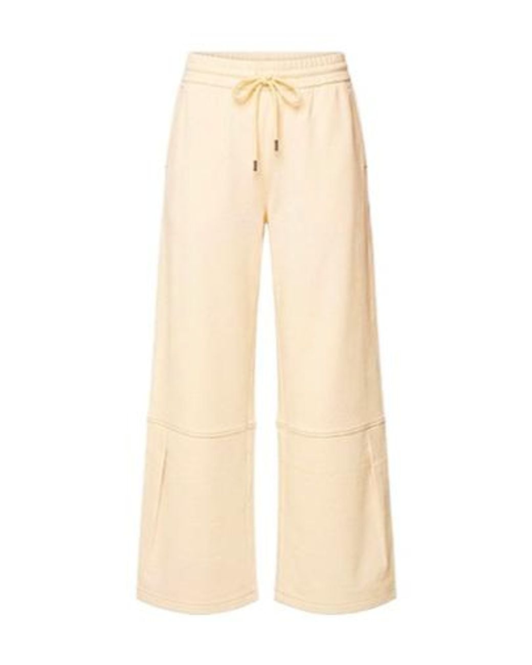 Max Mara Natural Solid-Color Sportswear Pants