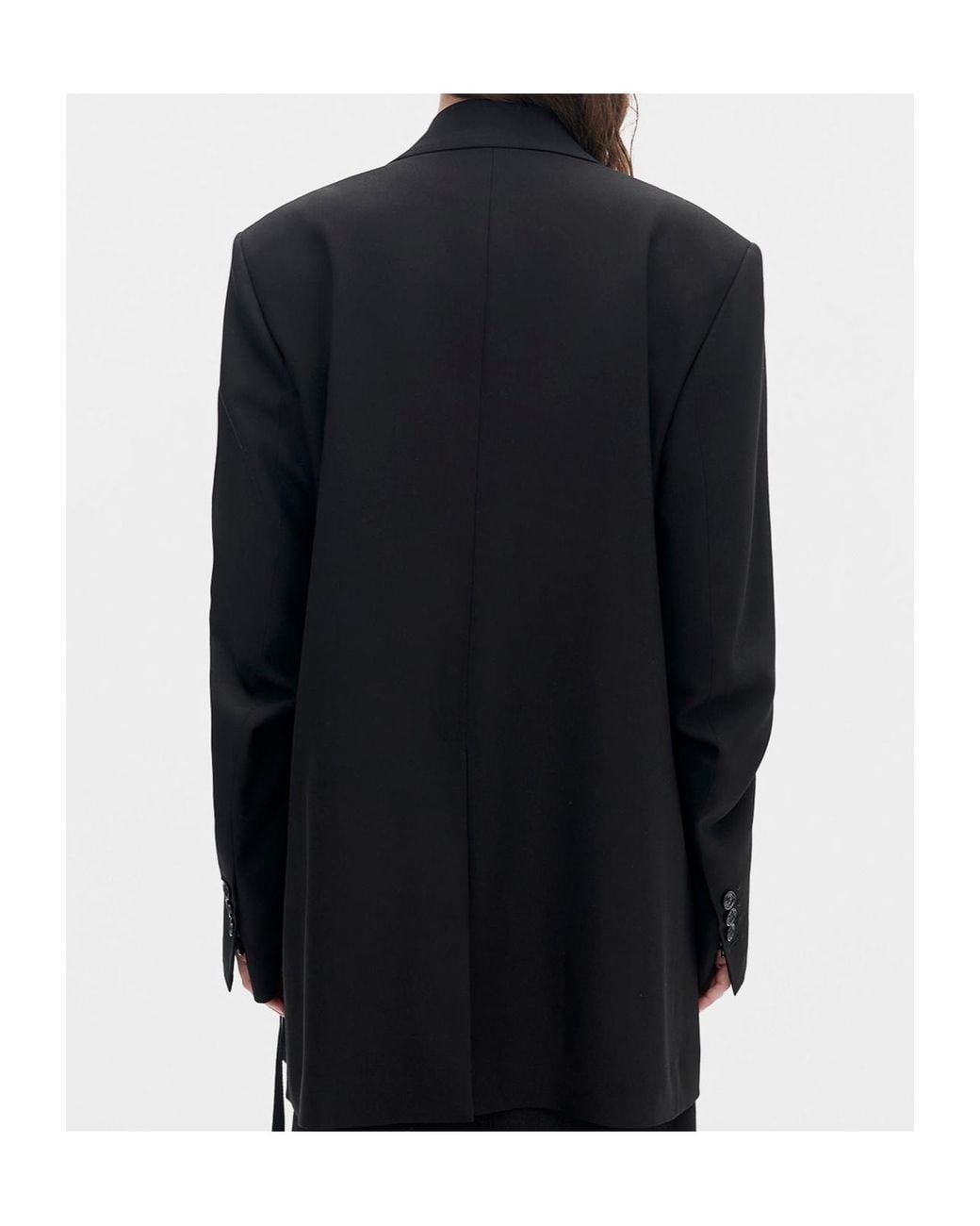 Ann Demeulemeester Black Agnes High Comfort Tailored Blazer