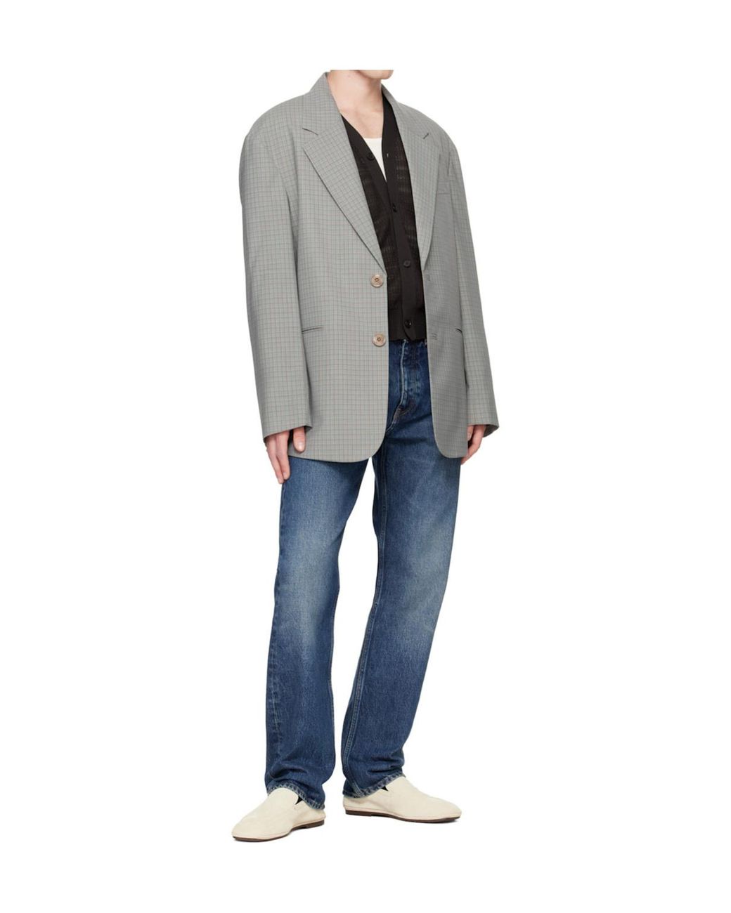 sunflower Blue Logo Patch Trousers for men