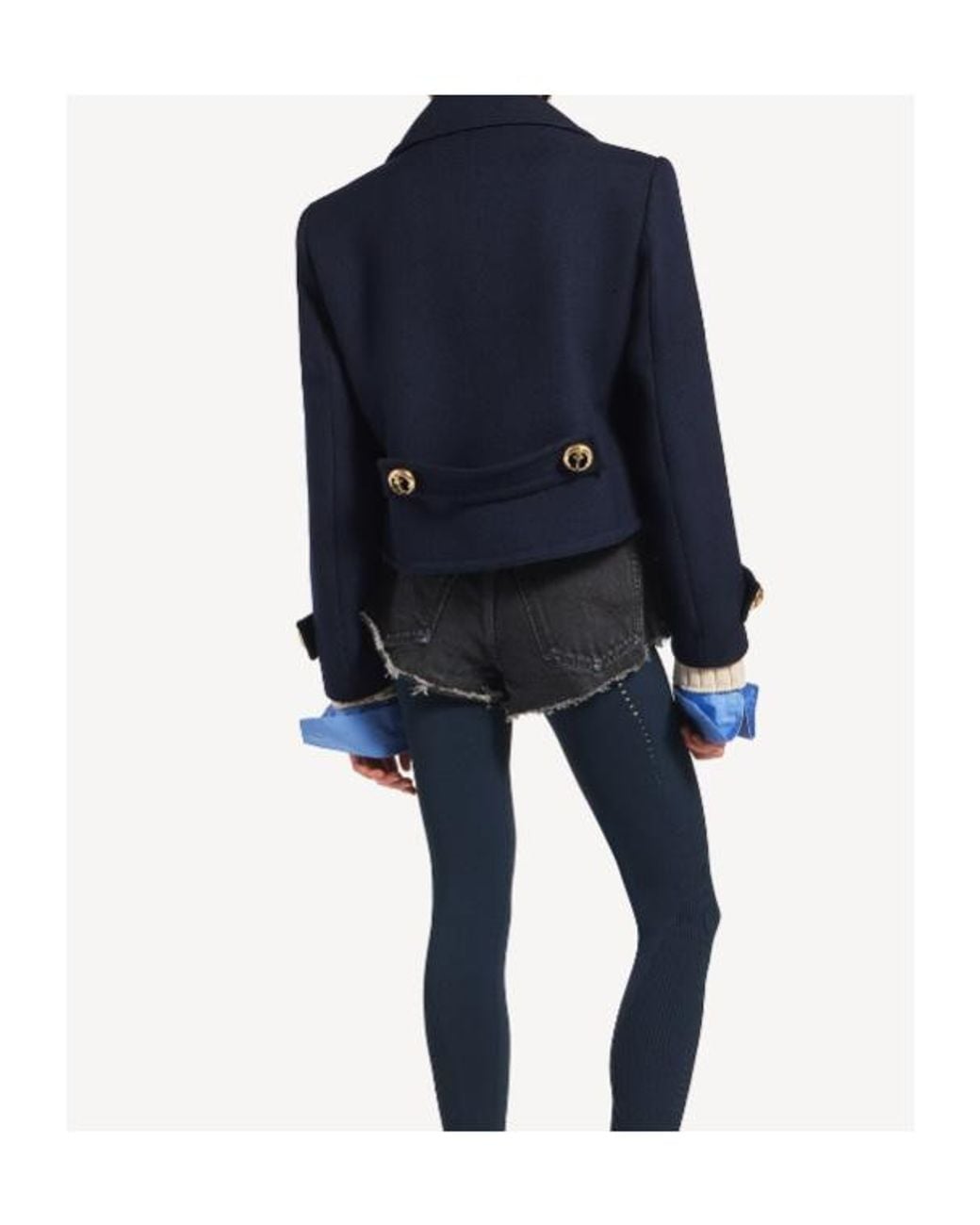 Balenciaga Black Mini Shorts