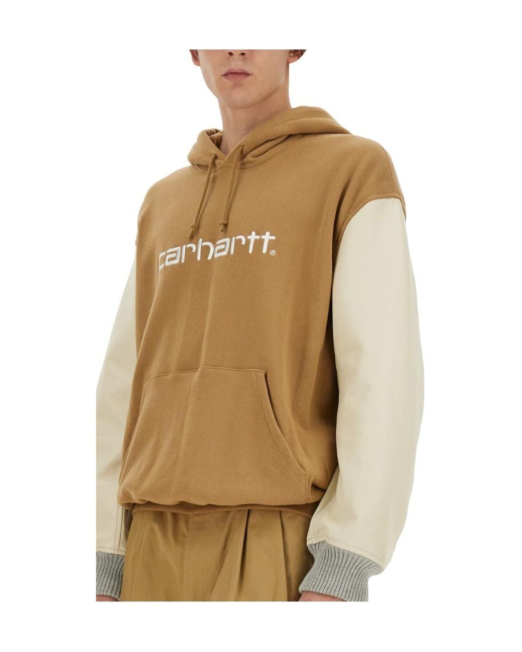 Junya Watanabe Natural X Carhartt Long-Sleeve Sweatshirt for men