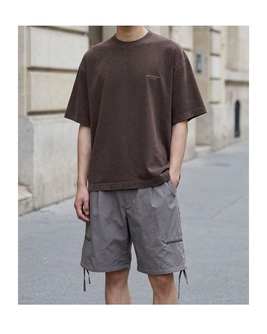 Wooyoungmi Brown Short-Sleeved T-Shirt for men