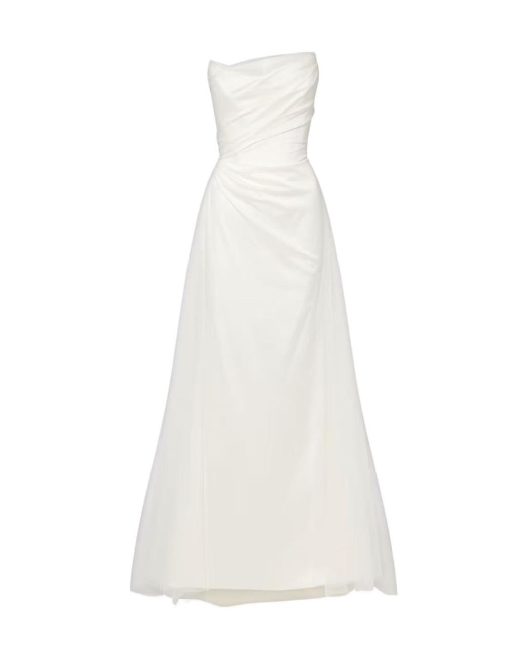 Vivienne Westwood White Bridal Nova Reha Tulle And Satin Gown