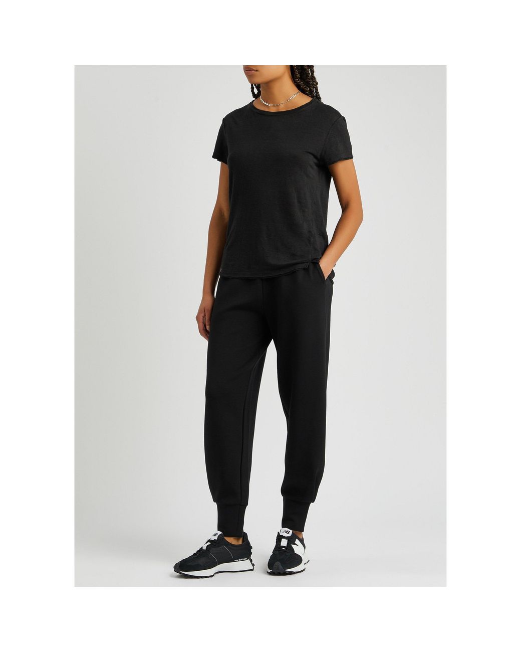 Varley Black Loose Casual Pants