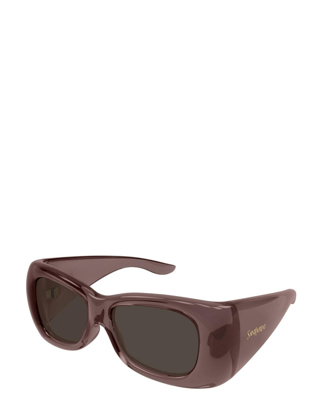 Saint Laurent Brown Eyewear Howl Oversized Frame Sunglasses for men