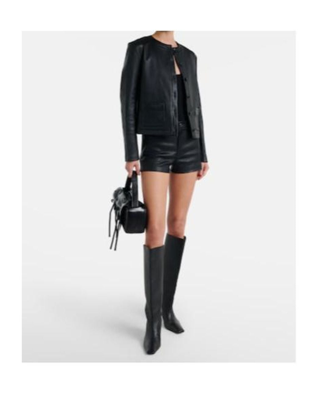 Stouls Black Gabrielle Leather Jacket