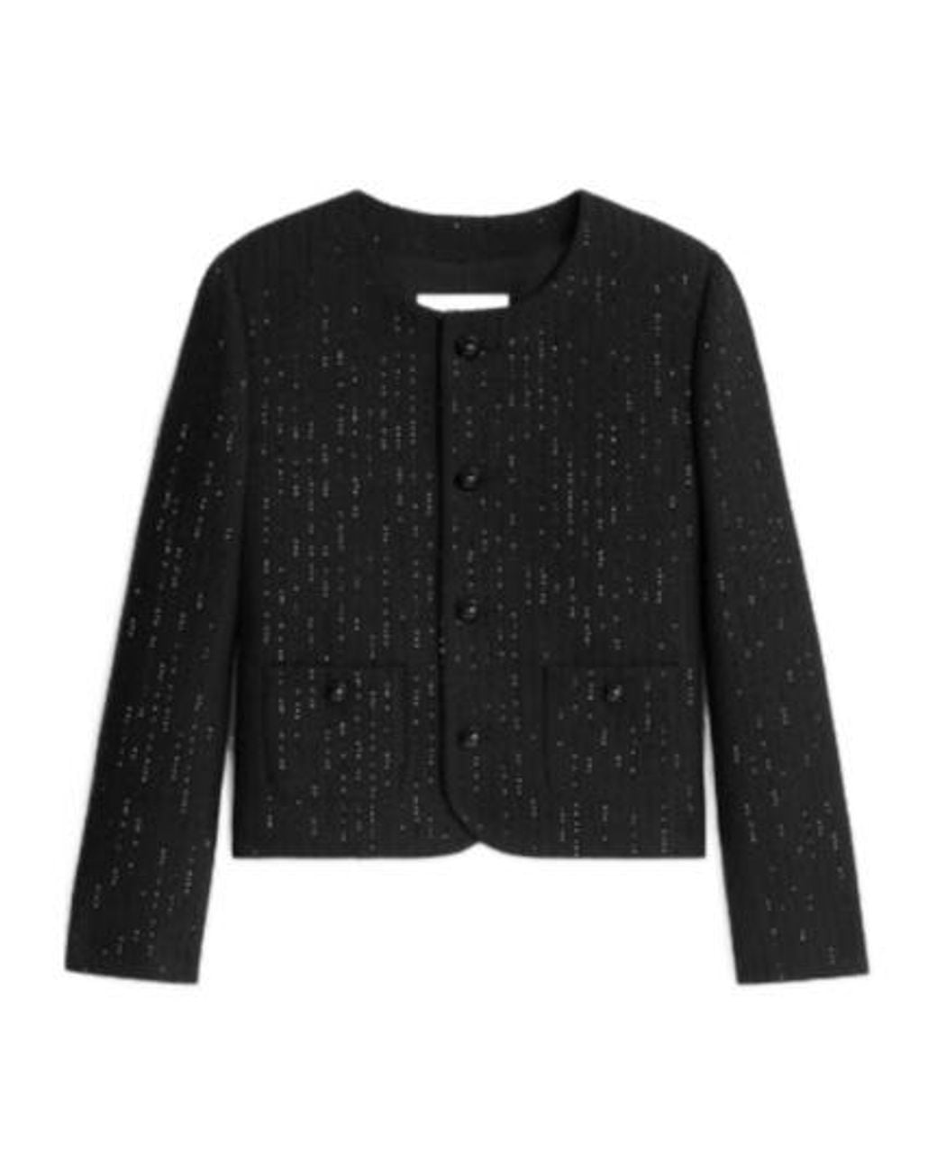 Céline Black Chelsea Jacket With Sequins