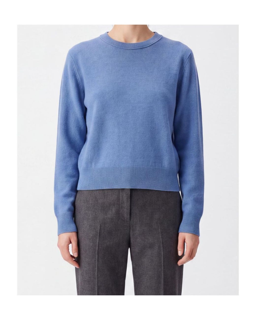 Lisa Yang Blue Crew Neck Knitwear