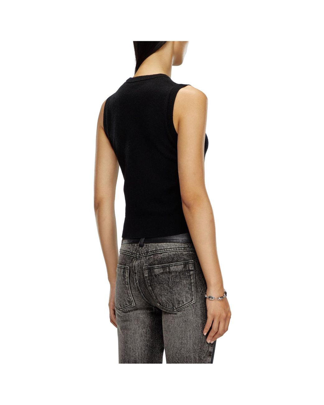 DIESEL Black M-Arga-Sl Knitted Top
