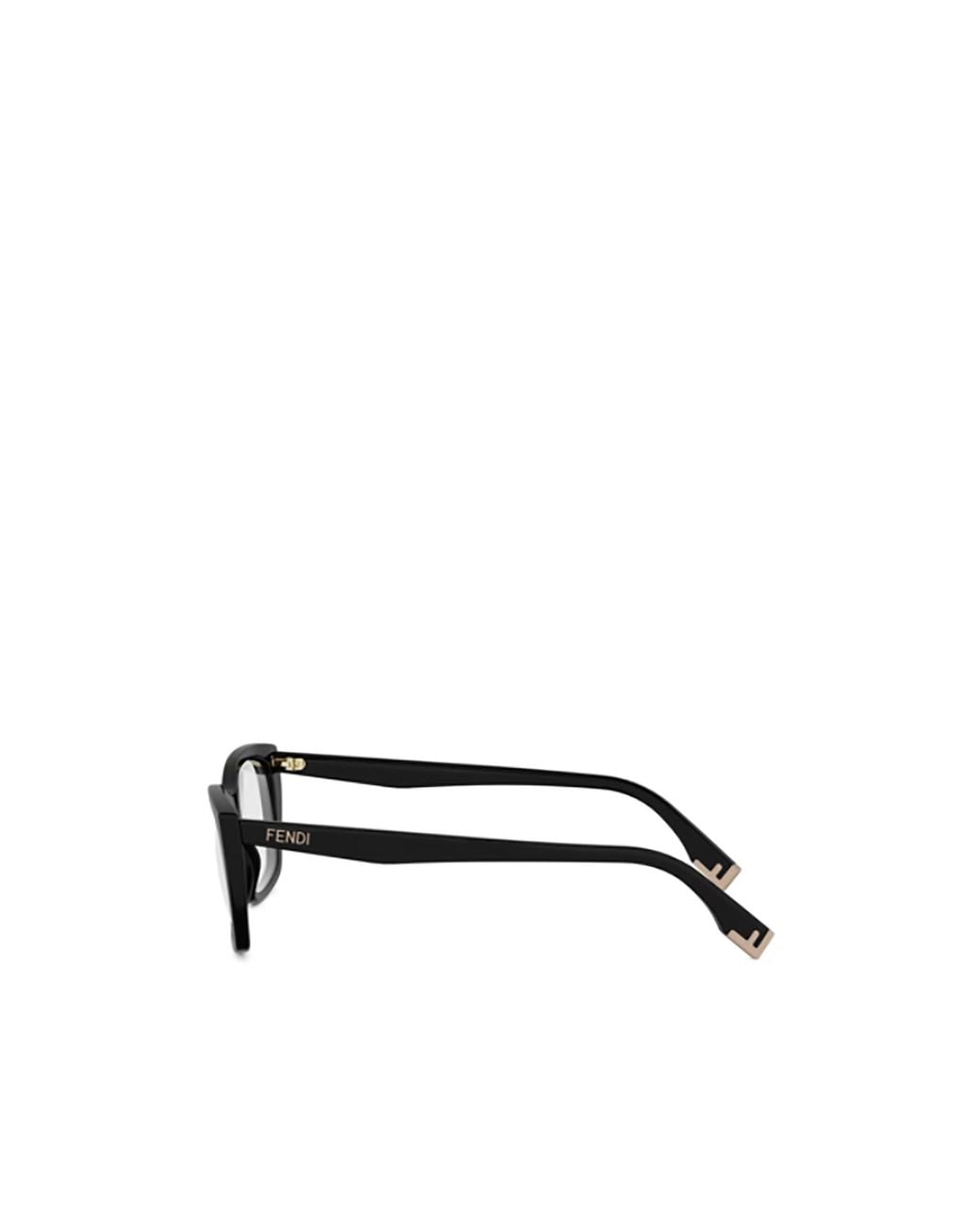 Fendi White Eyewear Rectangular Frame Glasses