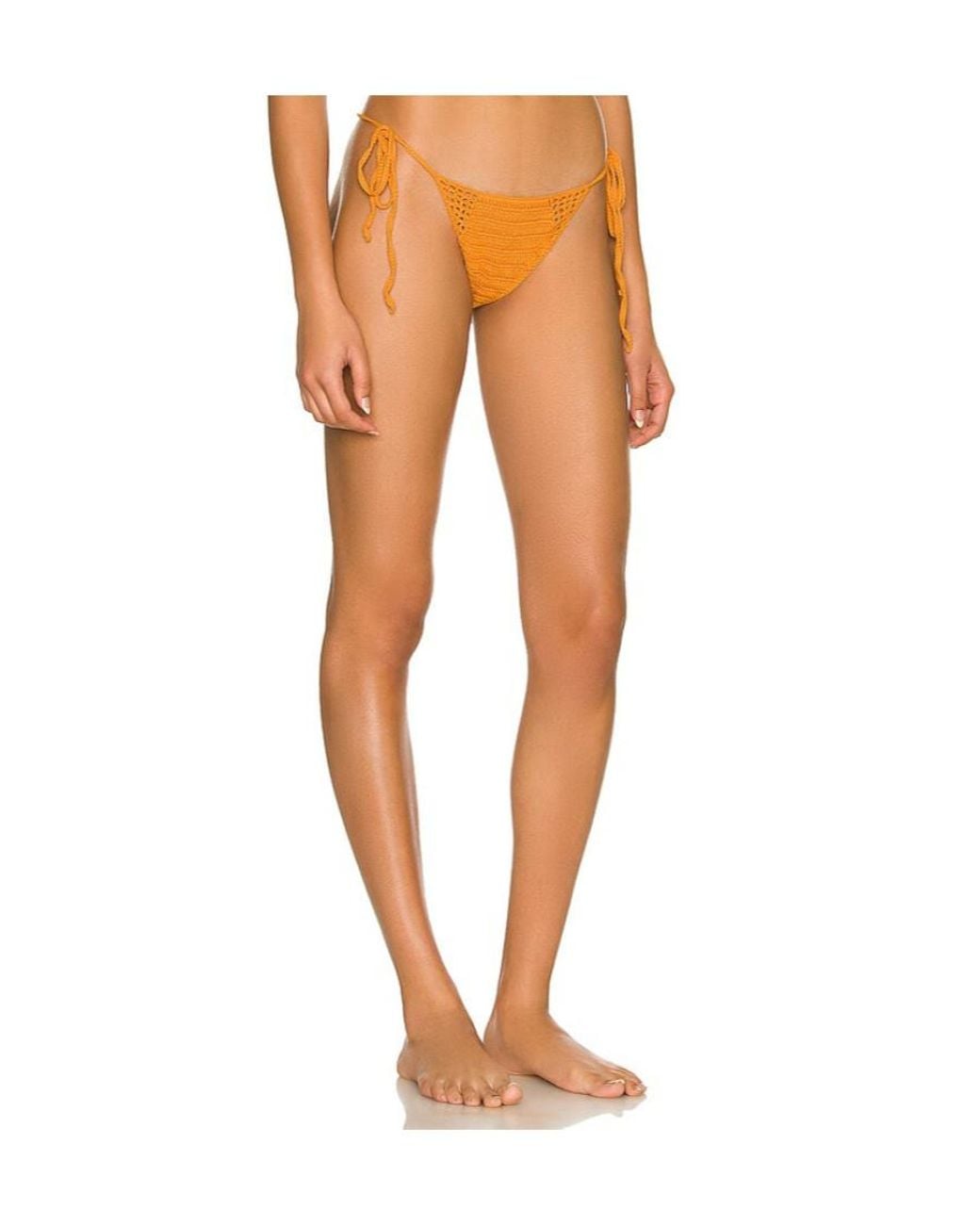 Cult Gaia Orange Alivia Bikini Bottoms