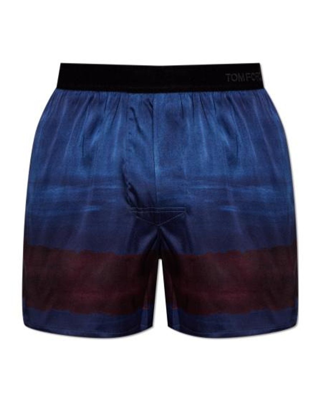 Tom Ford Blue Wide-Leg Briefs for men
