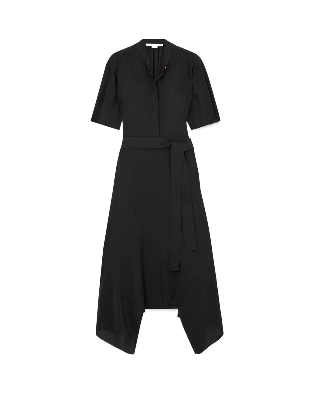 Stella McCartney Black Iconics Crepe Asymmetric Dress
